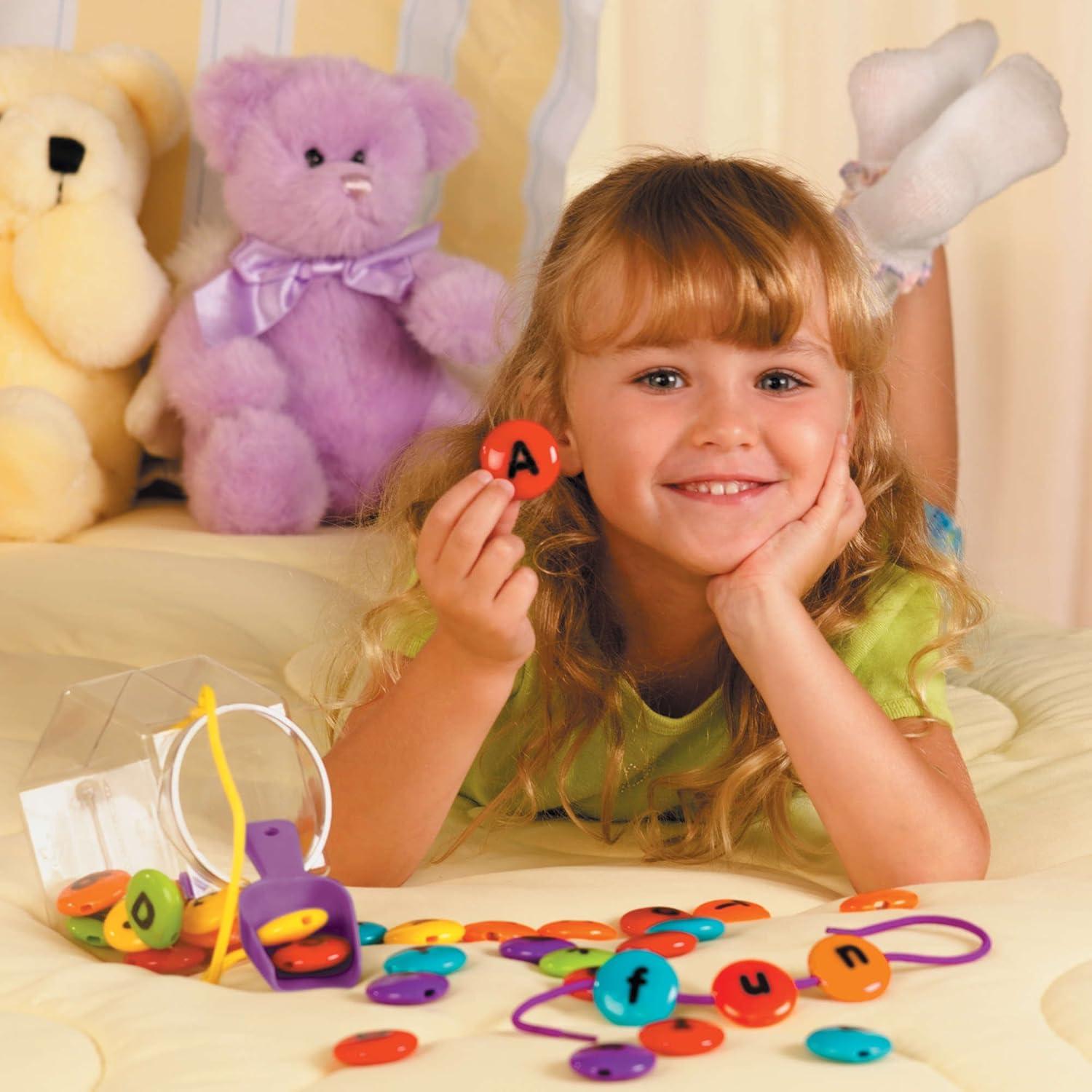 imageLearning Resources Smart Snacks ABC Lacing Sweets Fine Motor Toy 31 Pieces Ages 2