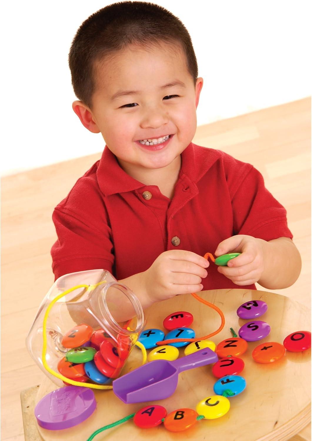 imageLearning Resources Smart Snacks ABC Lacing Sweets Fine Motor Toy 31 Pieces Ages 2