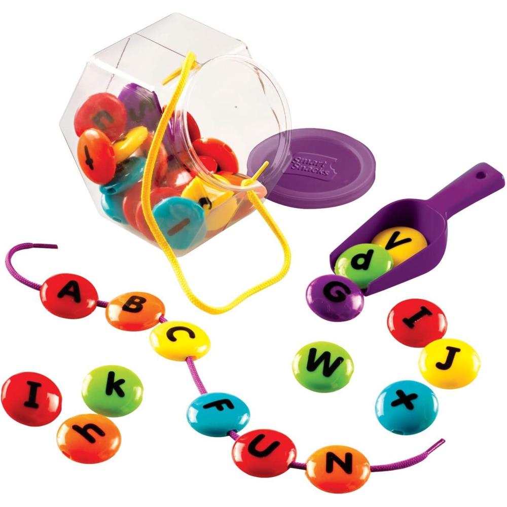 imageLearning Resources Smart Snacks ABC Lacing Sweets Fine Motor Toy 31 Pieces Ages 2