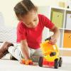 Learning Resources 1-2-3 Build It Construction Crew Toy – Fine Motor and Critical Skills, Dump Truck, Toddler Excavator, Bulldozer, Digger and Excavator Toys, Imaginative Play, Birthday Gift for Kids