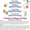 Learning Resources Super Spring Bingo Bundle Preschool Game – Ages 3+ Colors, Shapes, and Numbers Recognition, Preschool Learning Games, Toddler Games