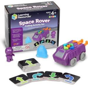 Learning Resources Space Rover Coding Set – Robotics for Kids, STEM Interactive Programming, Scientific Astronaut Toys, Engineering Gift Set, Games for Boys and Girls, Critical Thinking
