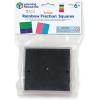 Learning Resources Deluxe Rainbow Fraction Squares – Math Classroom Supplies, Visual Math Tool for Kids Ages 6+