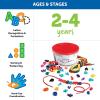 Learning Resources Beads and Patterns Card Set,130 Pieces Ages 3+, Lacing Beads,Back to School Supplies,Teacher Supplies for Classroom(Lacing Letters)