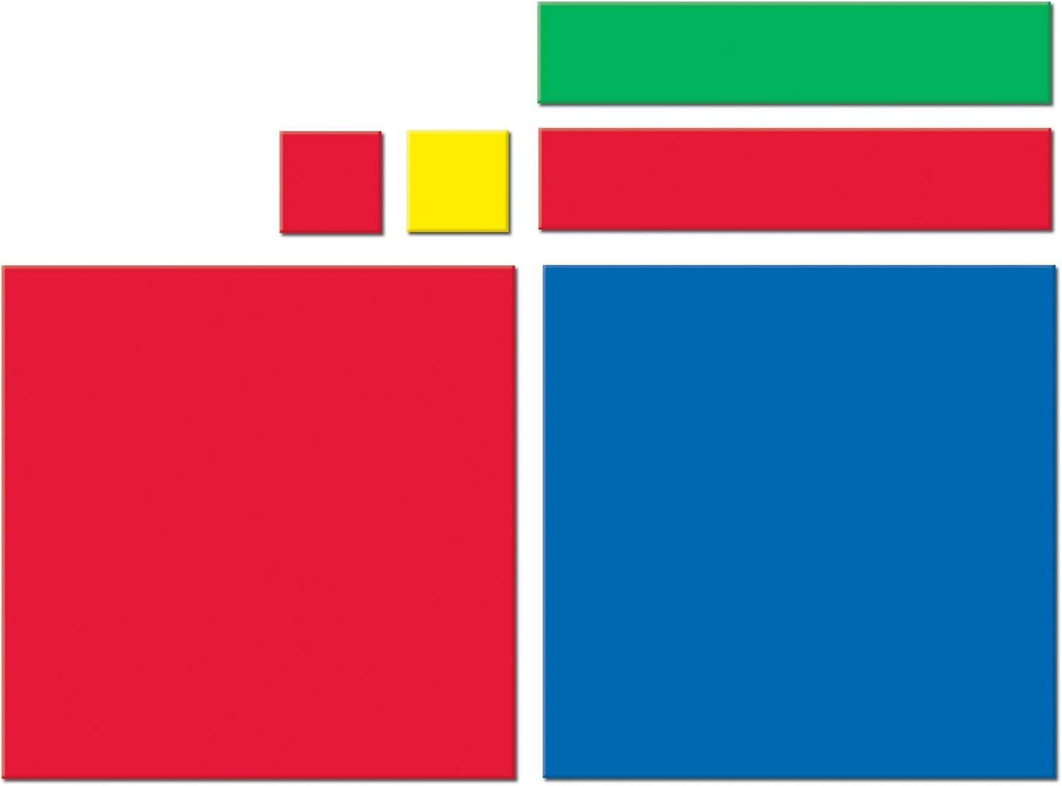 imageLearning Resources Magnetic Algebra Tiles Algebraic Math Skills Magnets for Any Magnetic Surface 72 Piece Set Ages 11