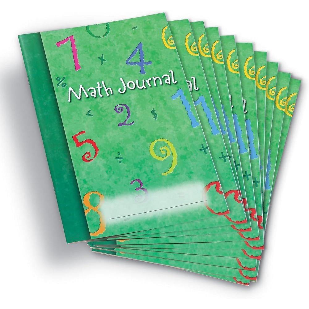 imageLearning Resources Math Journal Student Organizer Classroom Journal Set Set of 10 Journals