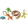 Learning Resources Jumbo Reptiles & Amphibians, Tortoise, Gecko, Snake, Iguana, and Tree Frog, 5 Animals, Ages 3+