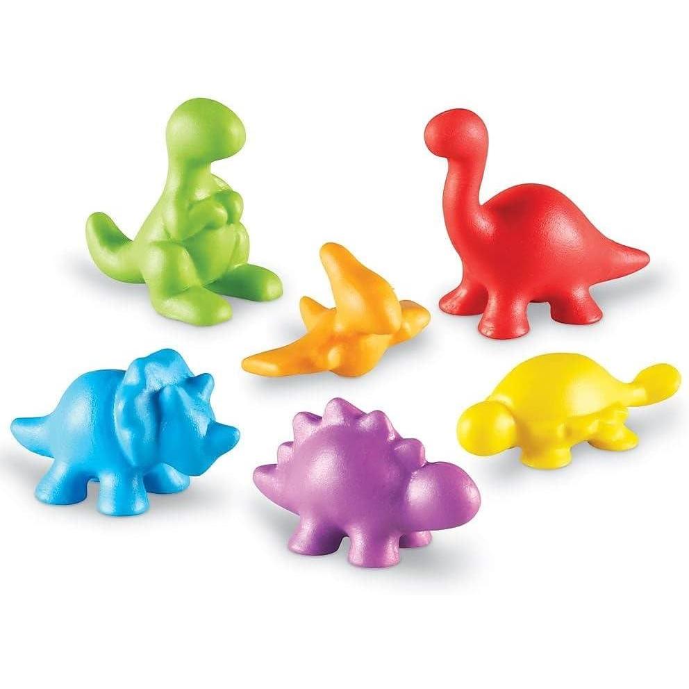 imageLearning Resources Back In Time Dinosaur Counters 72 Pieces Ages 3 Dinosaurs for Toddlers Dinosaurs Action Figure Toys Kids Play Dinosaur and Prehistoric Creature Figures