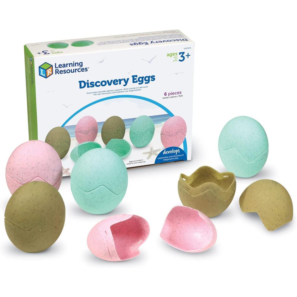 imageLearning Resources Discovery Eggs 6 Pieces Ages 3 Toddler Learning Toys Preschool Learning Toys