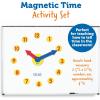 Learning Resources Magnetic Time Activity Set, Homeschool, Time Telling, Basic Math Skills, Giant Demo Clock, Whiteboard Accessories, Grades K+, Ages 5+