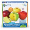 Learning Resources Magnetic Apple Fractions, Montessori Toys, Math Games, Play Food for Kids, Set of 10, Ages 5+