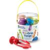 Learning Resources 3 Prong Tong, Pencil Grip Tongs, Sensory Bin, Fine Motor Toy, Set of 6, Ages 4+, Multi-Color