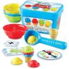 Learning Resources Smart Scoops Math Activity Set, Stacking, Sorting, Early Math Skills, 55 Pieces, Ages 3+, Multicolor