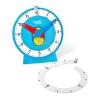 Hand2Mind Advanced NumberLine Teaching Clock – Telling Time & Elapsed Time Learning for Kids, Set of 6(Magnetic Demonstration)