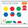 Learning Resources Giant Magnetic Pattern Blocks – Kindergartner Learning Activities, Math Learning Tools, Shape Recognition Tools