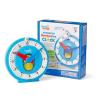 Hand2Mind Advanced NumberLine Teaching Clock – Telling Time & Elapsed Time Learning for Kids, Set of 6(Set of 1)