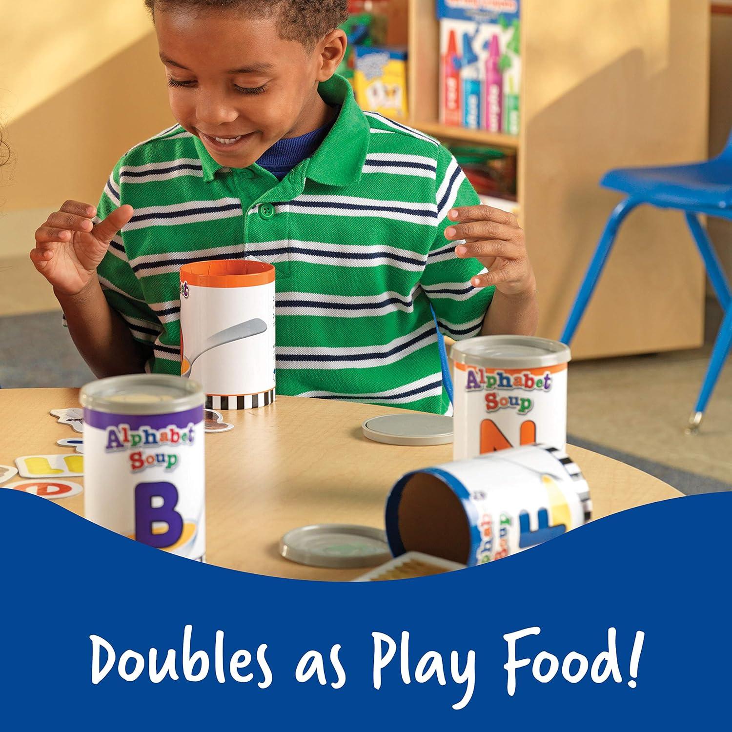 imageLearning Resources Alphabet Soup Sorters  208 Pieces Ages 3 Early Phonics Manipulatives ABCs Alphabet Awareness ampamp Recognition Alphabet Soup Games