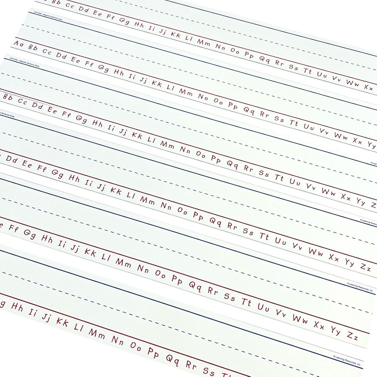 imageLearning Resources Magnetic Sentence Strips Write ampamp Wipe