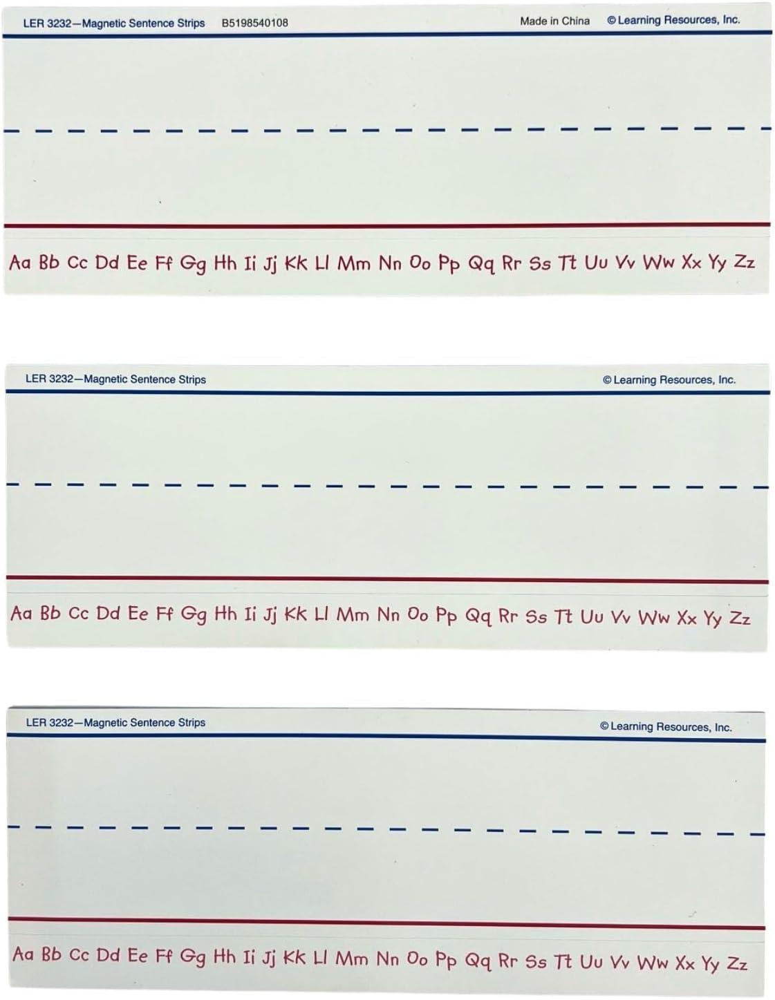 imageLearning Resources Magnetic Sentence Strips Write ampamp Wipe