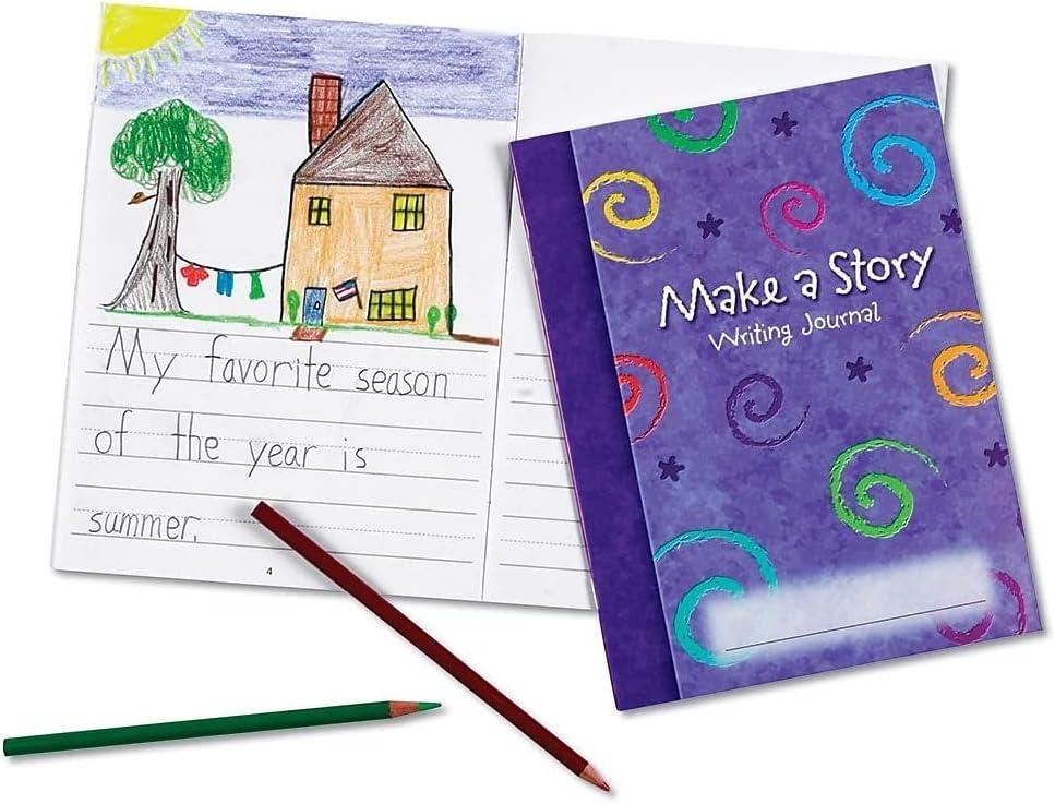 imageLearning Resources Make a Story Writing Journal Set of 10 LER3469