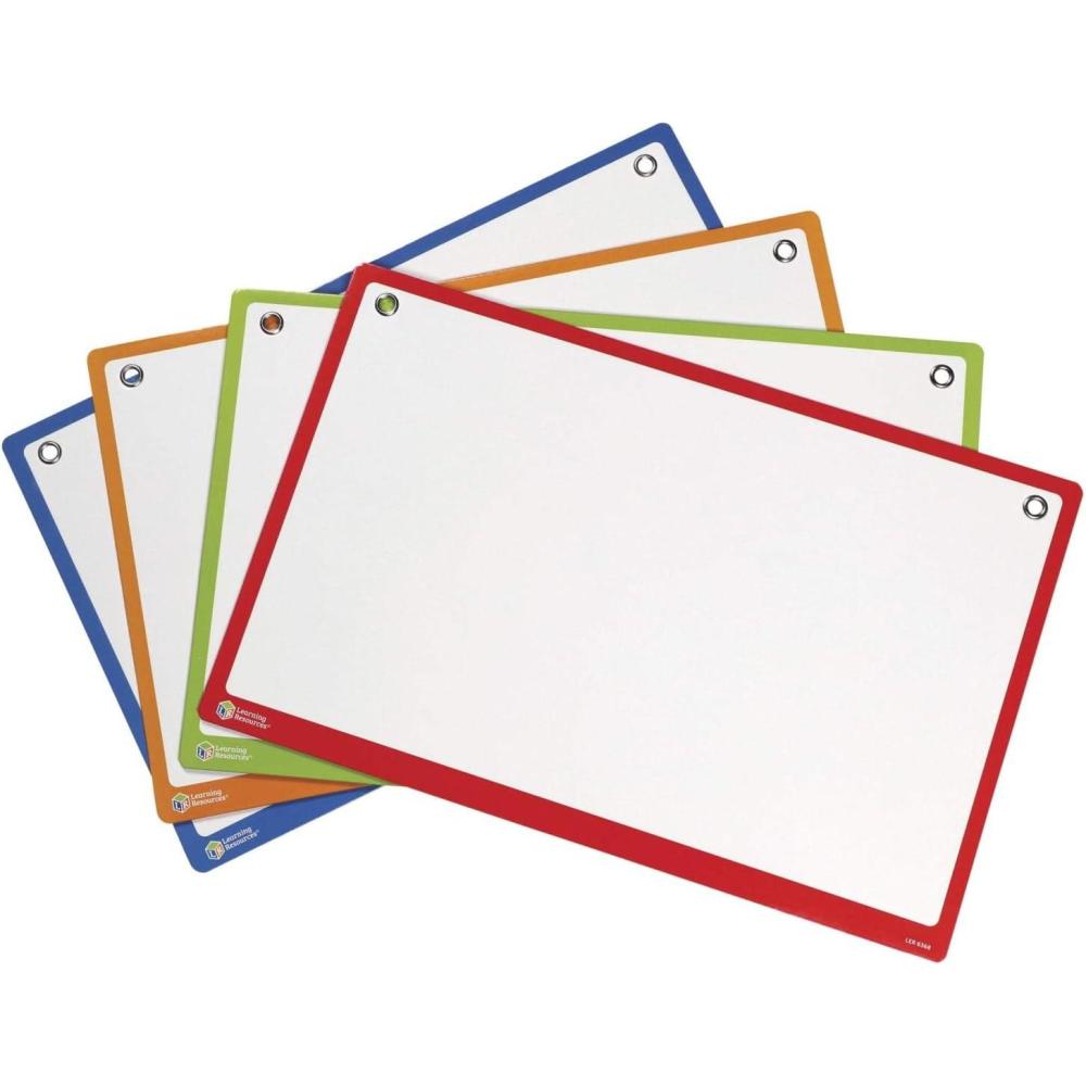 imageLearning Resources Magnetic Collaboration Boards  Dry Erase Doodle Classroom Activity Back to School Teacher Must Haves 4 Pieces