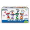 Learning Resources Alphabet Soup Sorters – 208 Pieces, Ages 3+, Early Phonics Manipulatives, ABCs, Alphabet Awareness & Recognition, Alphabet Soup Games