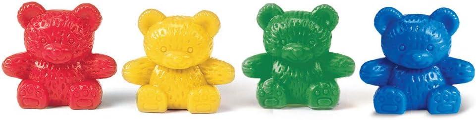 imageLearning Resources Bear Counters Set Counting Color ampamp Sorting Toy Set of 80 Ages 3 multicolor