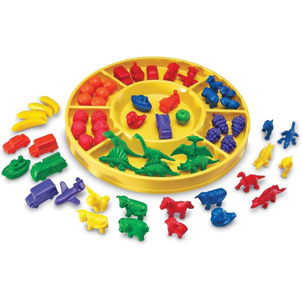 imageLearning Resources Beginning Sorting Set Counting ampamp Sorting Skills Color Recognition 168 Piece Set Ages 3