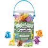 Learning Resources Wild About Animals Jungle Counters – Toddler Counting Toys, Zoo and Safari Animal Figures, Color Sorting Math Manipulatives, Fine Motor Skills, Gifts for Boys and Girls