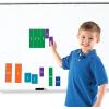 Learning Resources Double-Sided Magnetic Fraction Squares, Math Manipulations, 51 Pieces, Ages 6+, multi-color