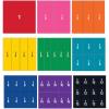Learning Resources Double-Sided Magnetic Fraction Squares, Math Manipulations, 51 Pieces, Ages 6+, multi-color