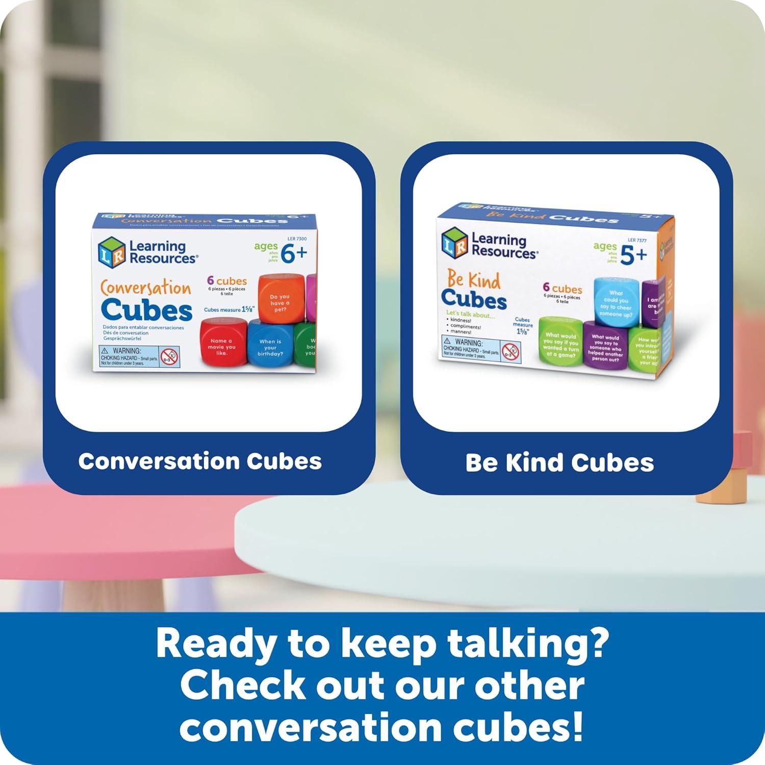 image:imageLearning Resources Conflict Resolution Cubes Conversation Starter Cubes Communication Skills Games Social Emotional Learning Activities Ice Breaking Empathy Tools Gifts for Boys and Girls