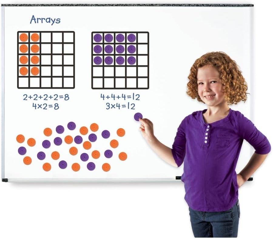 image:imageLearning Resources Giant Magnetic Array Set Math Teacher and Classroom Supplies Homeschool Math Tools
