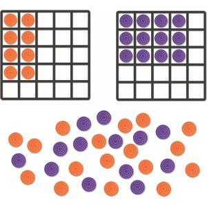 Learning Resources Giant Magnetic Array Set – Math Teacher and Classroom Supplies, Homeschool Math Tools