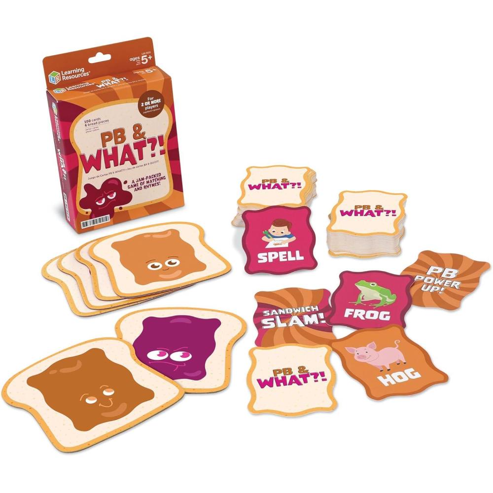 image:imageLearning Resources PB amp What Reading Readiness Language Development Learn to Read Toddler Word Game Phonics and Vocabulary Board Games Montessori Classroom Gifts for Boys and Girls