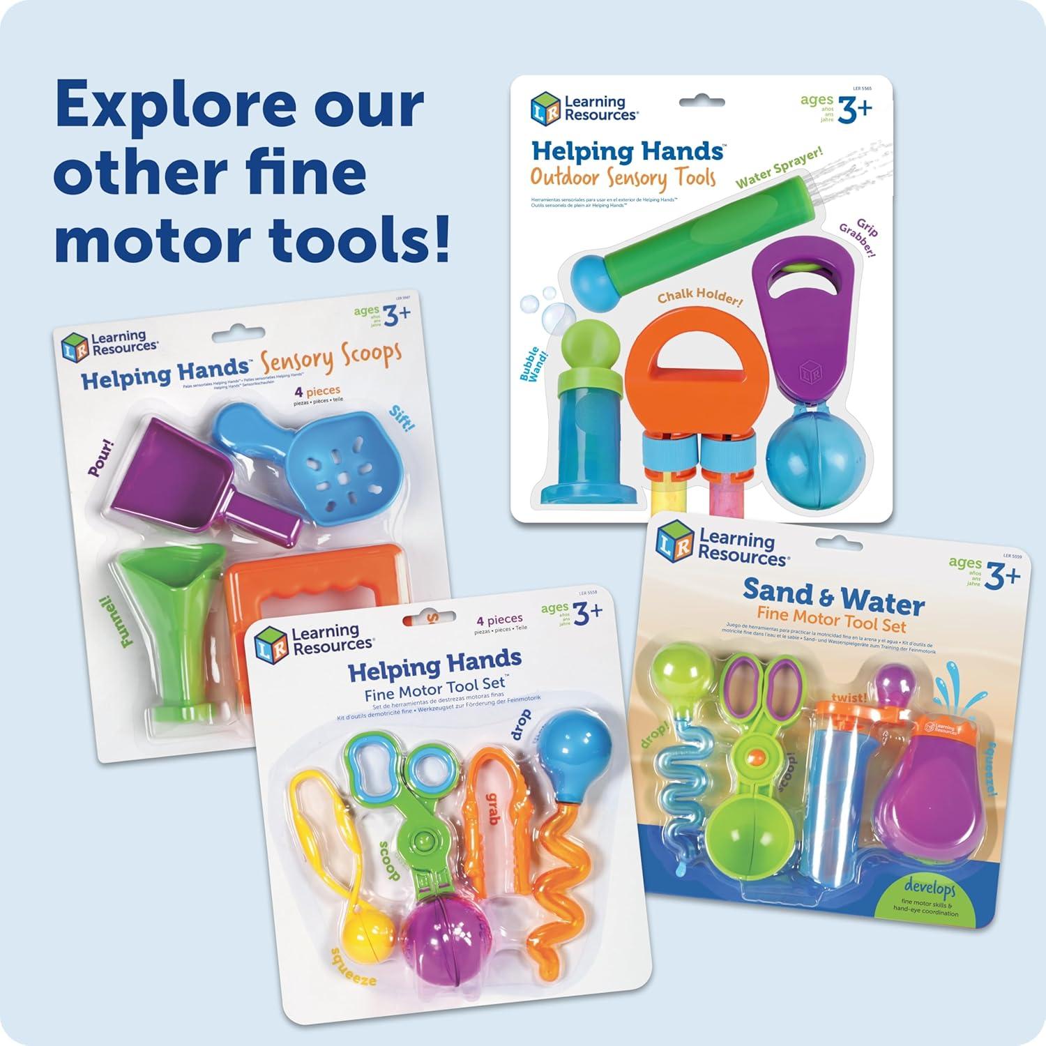 image:imageLearning Resources Helping Hands Outdoor Sensory Tools Fidget Toy Toddler Activities Fine Motor Skills Beach Sensory Bin