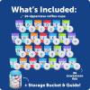 Learning Resources Alphabet Coffee Cups – ABC Toys, Phonics Practice, Reading Readiness, Language Development, Letter Toy for Toddlers, Matching Game, Preschool Activities, Gifts for Kids
