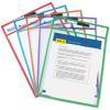 Learning Resources Write and Wipe Pockets, 5 Colorful Classroom Dry Erase Pockets, Ages 3+