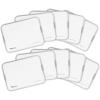Learning Resources 9×12 Inch Dry Erase Boards, Classroom Whiteboard for Students, Double Sided, Set of 10, Ages 3+