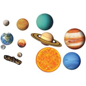 Learning Resources Giant Magnetic Solar System – STEM Planets, Earth and Sun Model, Astronomy Gifts, Montessori Science, Teacher Supplies, Space Classroom Must Haves, Educational Activity