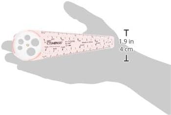 image:imageLearning Resources SAFET Compass Orange Blister Card Classroom Safety Compass Geometric Tracer