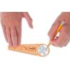 Learning Resources SAFE-T Compass, Orange, Blister Card, Classroom Safety Compass, Geometric Tracer