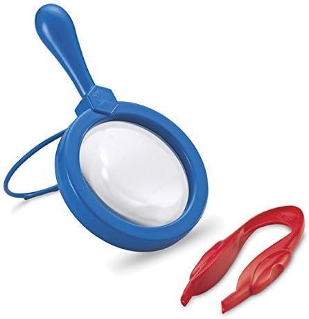 image:imageLearning Resources Magnifier amp Tweezers Fine Motor for Kids Science Toys STEM Toddler Explorer Kit Boys and Girls Gifts Ages 3