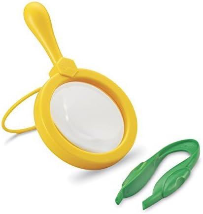 image:imageLearning Resources Magnifier amp Tweezers Fine Motor for Kids Science Toys STEM Toddler Explorer Kit Boys and Girls Gifts Ages 3