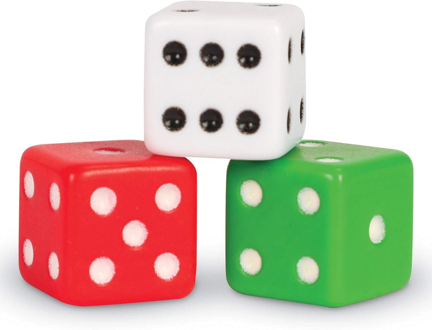 image:imageLearning Resources Dot Dice Math Manipulatives Board Games Classroom Teaching Set of 36 ages 3