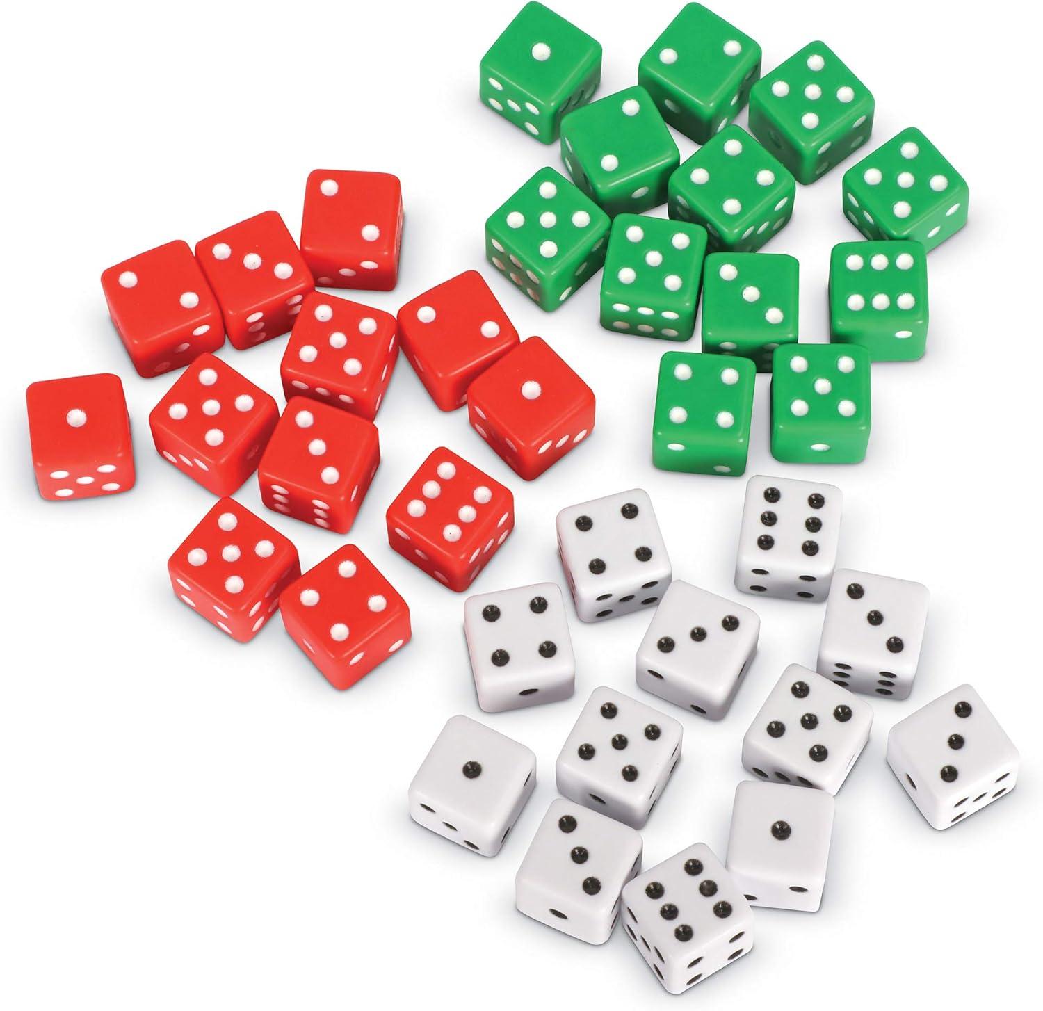 image:imageLearning Resources Dot Dice Math Manipulatives Board Games Classroom Teaching Set of 36 ages 3