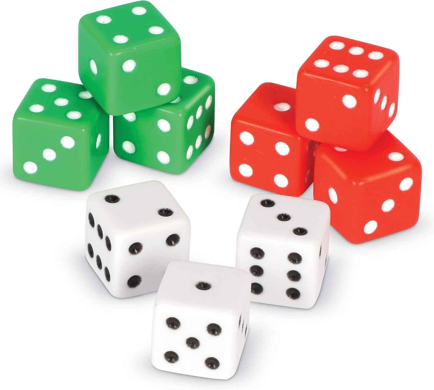 image:imageLearning Resources Dot Dice Math Manipulatives Board Games Classroom Teaching Set of 36 ages 3