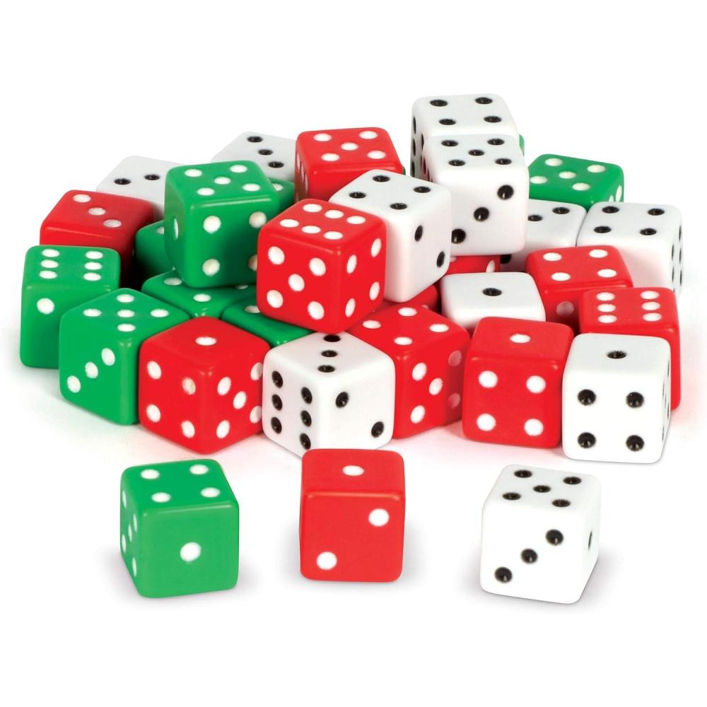 image:imageLearning Resources Dot Dice Math Manipulatives Board Games Classroom Teaching Set of 36 ages 3