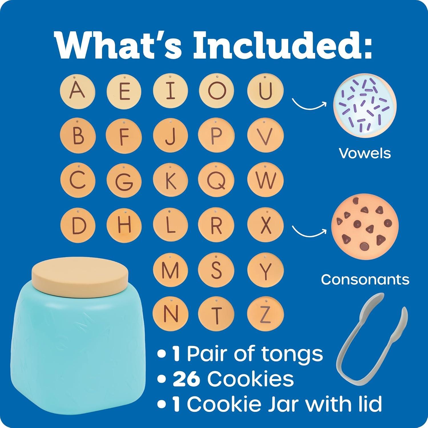 image:imageLearning Resources Alphabet Cookie Jar ABC Toys for Kids Alphabet Activities Phonics Practice Reading Practice Language Development Toddler Montessori Toys Birthday Gifts for Boys and Girls