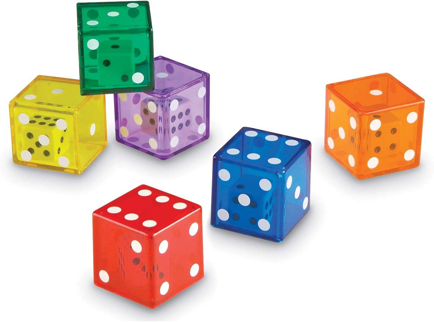 image:imageLearning Resources Jumbo Dice in Dice Math Manipulative Cubes Board Game Accessories Counting Numbers Party Gifts Preschool Teacher Supplies Classroom Must Haves Pack HomeschoolActivities